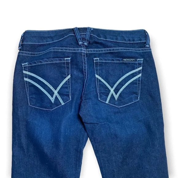 William Rast Stella Straight with Boot Dark Wash Jeans Size  25 - Picture 4 of 9